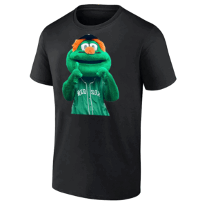BOSTON BASEBALL WALLY MASCOT SHIRT Wally the Green Monster, St. Patrick's Day parade, Boston Red Sox