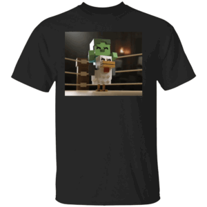 Chicken Jockey Minecraft Shirt A Minecraft Movie Viral Moment Tee