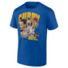 Curry Collage Shirt – Vintage NBA Tee Golden State Warriors Stephen Curry, Royal