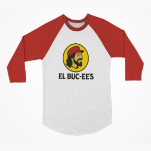 EL BUC EE'S 3 4 RAGLAN SHIRT Marco Antonio Solís X Buc ee's Logo