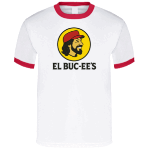 EL BUC EE'S RINGER SHIRT Marco Antonio Solís X Buc ee's Logo