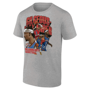 Gilgeous Alexander Collage Shirt – Vintage NBA Tee Oklahoma City Thunder Shai Gilgeous Alexander, G