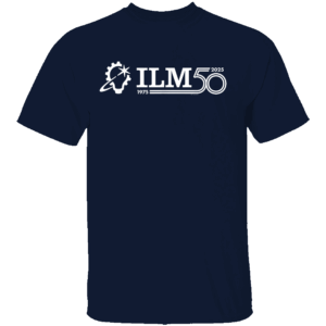 ILM 50th Anniversary Logo Shirt ndustrial Light & Magic, Navy