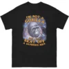 I'm Not A Gorilla But I Can Beat Off A Hundred Men (Galaxy Edition) Shirt Absurd Meme Cosmic Tee