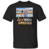 Jake Walks America Shirt Painterly Scenic Walk Across the USA Tee