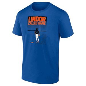 LINDOR CALLED GAME SHIRT Francisco Lindor Walk Off Home Run, New York Mets 2025