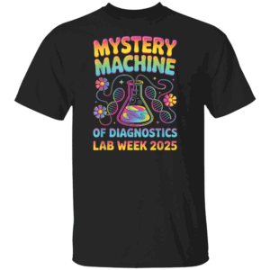 Mystery Machine of Diagnostics T Shirt Lab Week 2025 Medical Laboratory Science Tee