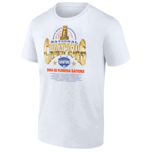 NATIONAL CHAMPIONS GOLD TEAM ROSTER SHIRT 2025 NCAA Men's Basketball National Champions, Florida Gators