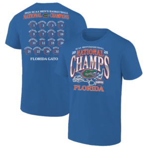 NATIONAL CHAMPIONS NET SHIRT 2025 NCAA Men's Basketball National Champions, Florida Gators
