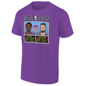 NBA Jam Kings Monk And Sabonis Shirt Sacramento Kings Duo Tee