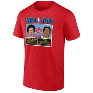 NBA Jam Pistons Cunningham And Ivey Shirt Jaden Ivey and Cade Cunningham, Detroit Pistons