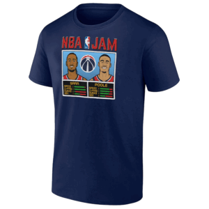 NBA Jam Wizards Sarr And Poole Shirt Alex Sarr and Jordan Poole, Washington Wizards