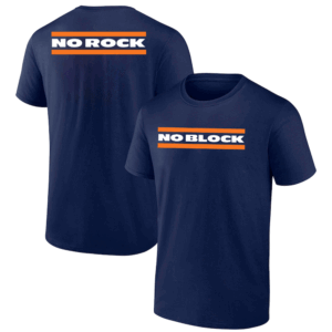 NO BLOCK NO ROCK SHIRT Ben Johnson, Chicago Bears