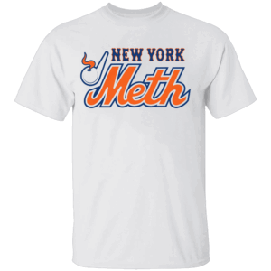 New York Meth Shirt Funny Mets Parody Tee for Baseball Fans