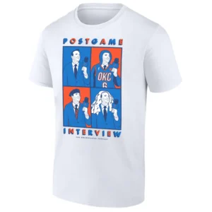 OKC Postgame Interview Shirt Nick Gallo Meme, Oklahoma City Thunder