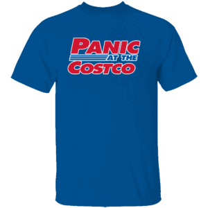 PANIC AT THE COSTCO SHIRT Retro Costco Tshirt, Costco Lovers, Funny Costco Tee, Oversized Washed Tee, Costco Gifts, Blue Tee