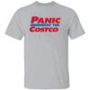 PANIC AT THE COSTCO SHIRT Retro Costco Tshirt, Costco Lovers, Funny Costco Tee, Oversized Washed Tee, Costco Gifts, Grey Tee