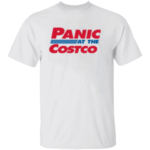 PANIC AT THE COSTCO SHIRT Retro Costco Tshirt, Costco Lovers, Funny Costco Tee, Oversized Washed Tee, Costco Gifts, White Tee