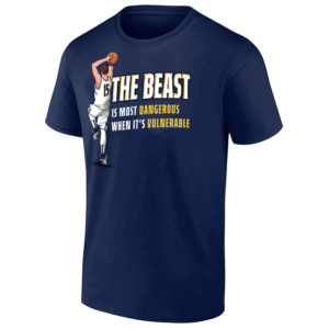 THE BEAST DENVER SHIRT Nikola Jokić Most Dangerous When Vulnerable Quote Tee Denver Nuggets MVP Tribute
