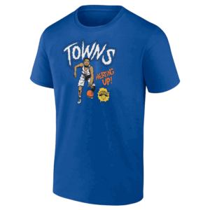 TOWNS HEATING UP! SHIRT Comic Book Karl Anthony Towns, New York Knicks