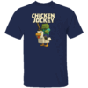 Vintage Chicken Jockey Shrit Funny Minecraft Inspired Chicken Rider Shirt