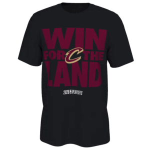 WIN FOR THE LAND SHIRT 2025 NBA Playoffs, Cleveland Cavaliers