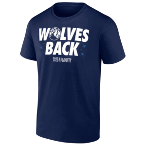 WOLVES BACK SHIRT 2025 NBA Playoffs, Minnesota Timberwolves