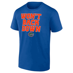 WON'T BACK DOWN SHIRT 2025 NCAA Men's Basketball National Champions, Florida Gators