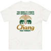 You Mind If A White Boy Speaks A Little Thai Tonight Shirt Funny Chang Beer Parody Tee White