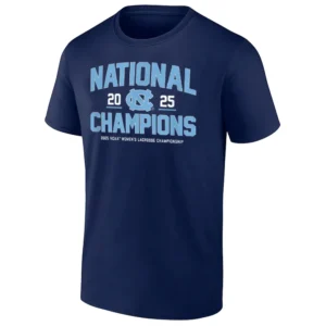2025 NATIONAL CHAMPIONS SHIRT 2025 NCAA Women's Lacrosse Championship, North Carolina Tar Heels