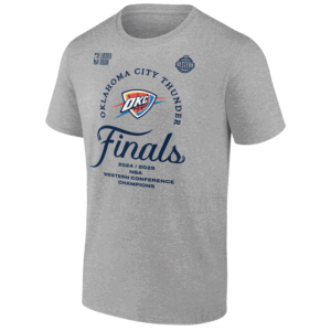 2025 Western Conference Champions Locker Room Shirt 2025 NBA Finals, Oklahoma City Thunder G