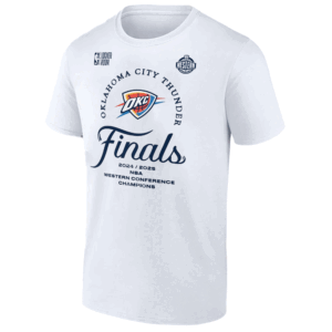 2025 Western Conference Champions Locker Room Shirt 2025 NBA Finals, Oklahoma City Thunder W