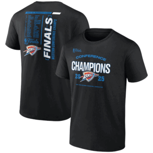 2025 Western Conference Champions Roster Shirt 2025 NBA Finals, Oklahoma City Thunder