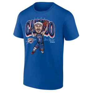 ALEX CARUSO OKC CARTOON SHIRT 2025 NBA Playoffs, Alex Caruso Oklahoma City Thunder R