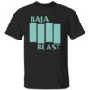 BAJA FLAG INSPIRED MINIMALIST SHIRT Retro Stripes Graphic Tee Mountain Dew Baja Blast Style