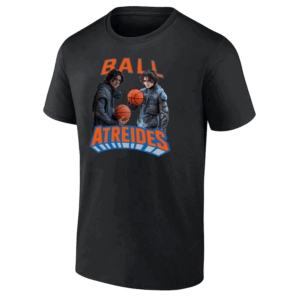 BALL ATREIDES T SHIRT Timothee Chalamet, 2025 NBA Playoffs, Paul Atreides x New York Knicks B