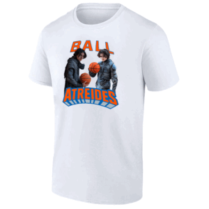 BALL ATREIDES T SHIRT Timothee Chalamet, 2025 NBA Playoffs, Paul Atreides x New York Knicks W