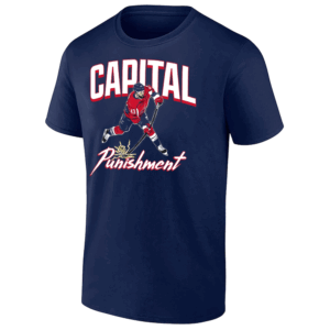 Capital Punishment Shirt Tom Wilson Washington Capitals Playoff Tribute 2025 NHL Stanley Cup Playoffs Gear N