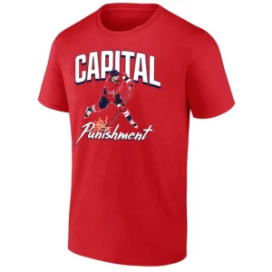 Capital Punishment Shirt Tom Wilson Washington Capitals Playoff Tribute 2025 NHL Stanley Cup Playoffs Gear R