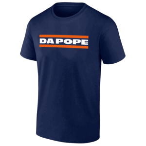 DA POPE SHIRT Funny Chicago Bears x Catholic Pope Crossover Da Bears Fans Gear