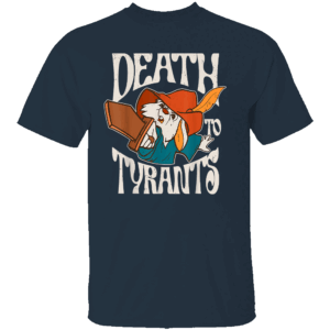 DEATH TO TYRANTS SHIRT Retro Disney Inspired Skippy & Robin Hood Style Tee N