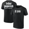 EL JEFE SHIRT Senor Popovich President Of Basketball Operations, Gregg Popovich, San Antonio Spurs