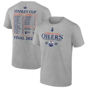 Edmonton Hockey 2025 Final Roster Shirt 2025 Stanley Cup Finals, Edmonton Oilers