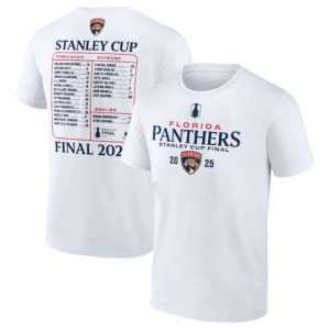 Florida Hockey 2025 Final Roster Shirt 2025 Stanley Cup Finals, Florida Panthers W