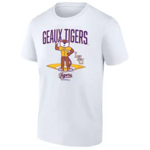 GEAUX TIGERS SHIRT Mascot Diamond LSU Baseball LSU Tigers