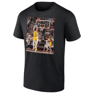 HALI WITH THE SHOT Shirt Tyrese Haliburton 2025 Playoffs Indiana Pacers Game Frames Tee