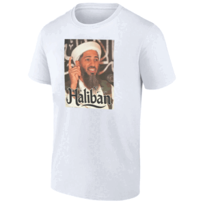 HALIBAN SHIRT Funny Tyrese Haliburton x Osama Binladin W