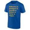 HALIBURTON& NEMBHARD& NESMITH& SIAKAM& TURNER& TOPPIN. SHIRT 2025 NBA Playoffs, Indiana Team Name, Indiana Pacers