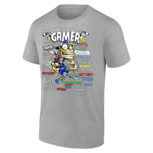 HOW TO SPOT A GAMER SHIRT Funny Cartoon Tee for Hardcore Video Game Fans G