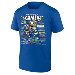 HOW TO SPOT A GAMER SHIRT Funny Cartoon Tee for Hardcore Video Game Fans R